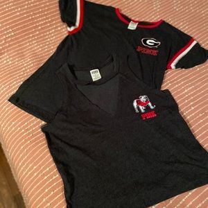 Two Georgia Bulldog Tops